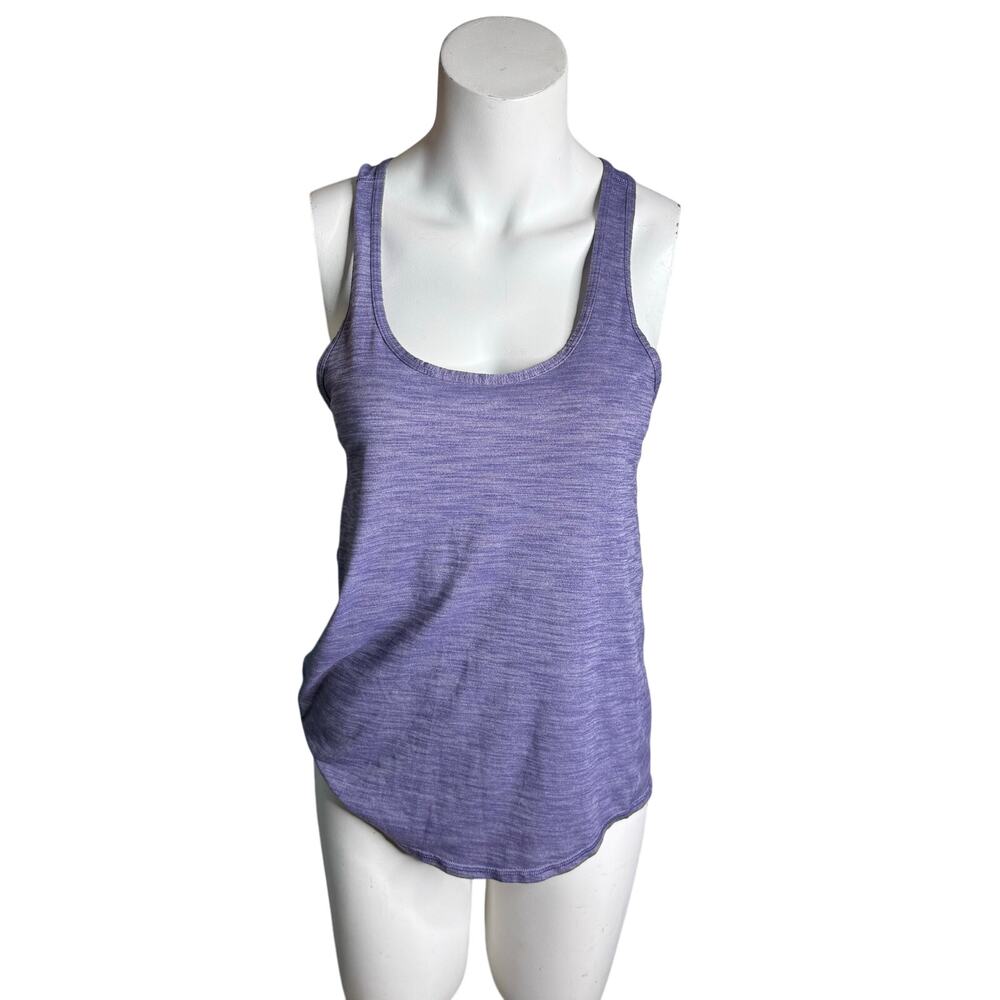 Lululemon Tank Women's est. 8 Purple Space Dyed "Salute the Sun"